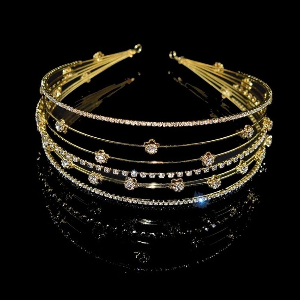 Bridal Tiara Headpiece Royal Queen Crowns